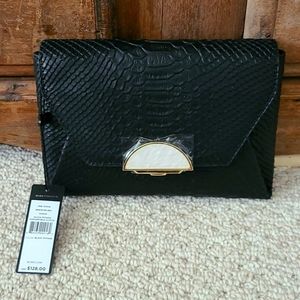 BCBG Olivia Python Convertible Clutch